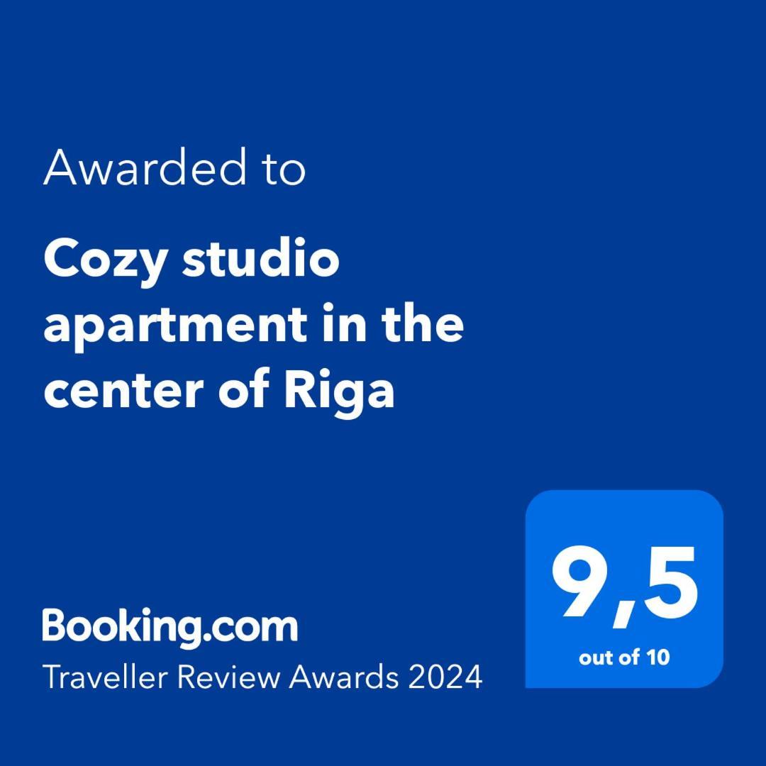 Cozy Studio Apartment In The Center Of Rīga Exterior foto